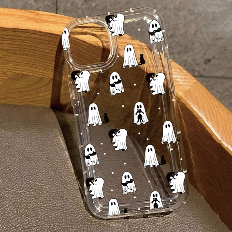 Apple Iphone 15 Pro Max - Прозрачный чехол с принтом Western Halloween